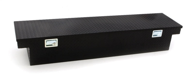Lund Universal Contender Single Lid Flush Mount Crossover Tool Box - Black