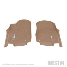 Carregar imagem no visualizador da galeria, Westin 2013-2018 Dodge/Jeep Durango Wade Sure-Fit Floor Liners Front - Tan