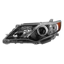 Carregar imagem no visualizador da galeria, xTune Toyota Camry SE Models 2012-2014 Driver Side Headlight -OEM Black Left HD-JH-TCAM12-OE-BK-L