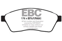 Carregar imagem no visualizador da galeria, EBC 10-11 Cadillac SRX 2.8 Turbo Ultimax2 Front Brake Pads
