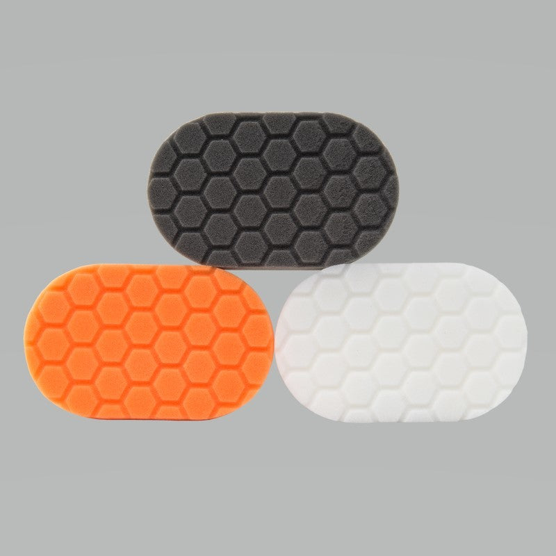 Chemical Guys Hex-Logic Hand Polishing Applicator Pads - 3in x 6in x 1in - 3 Pack (P12)