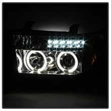 Carregar imagem no visualizador da galeria, Spyder Toyota Tundra 07-13 Projector Headlights LED Halo LED Chrm PRO-YD-TTU07-HL-C
