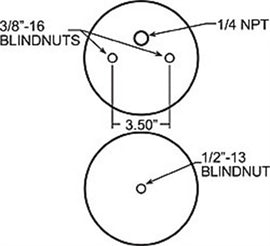 Firestone Ride-Rite Replacement Air Helper Spring Rear Service Part 1T14C-1 (W217602107)