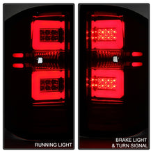 Carregar imagem no visualizador da galeria, Spyder Chevy 1500 14-16 Light Bar LED Tail Lights Red Clear ALT-YD-CS14-LBLED-RC