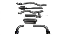 Carregar imagem no visualizador da galeria, Corsa 12-14 BMW 335i Sedan RWD F30 3in Black Touring Dual Rear Single 3.5in Tip Cat-Back Exhaust