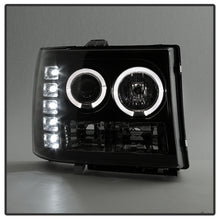 Carregar imagem no visualizador da galeria, Spyder GMC Sierra 1500/GMC Sierra Denali 08-13 Projector LED Halo- LED Blk PRO-YD-GS07-HL-BK