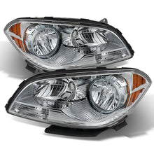 Carregar imagem no visualizador da galeria, Xtune Chevy Malibu 2008-2012 Crystal Headlights Chrome HD-JH-CMA08-AM-C