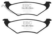 Carregar imagem no visualizador da galeria, EBC 96-00 Plymouth Voyager 3.0L (w/15in Wheels) Greenstuff Rear Brake Pads