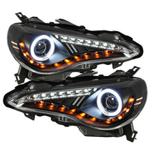 Carregar imagem no visualizador da galeria, Spyder Scion FRS 12-14 Projector Headlights CCFL Halo DRL LED Black PRO-YD-SFRS12-CCFL-BK