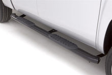 Carregar imagem no visualizador da galeria, Lund 03-09 Dodge Ram 2500 Quad Cab 4in. Oval Curved Steel Nerf Bars - Black