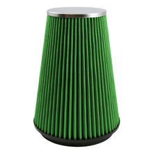 Load image into Gallery viewer, Green Filter Cone Filter - ID 6in. / Base 7.5in. / Top 4.75in. / H 10in.