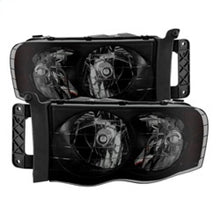 Carregar imagem no visualizador da galeria, Xtune Dodge Ram 1500 02-05 Amber Crystal Headlights HD-JH-DR02-AM-BSM
