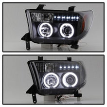 Carregar imagem no visualizador da galeria, Spyder Toyota Tundra 07-13 Projector Headlights CCFL Halo LED Blk PRO-YD-TTU07-CCFL-BK