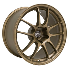 Carregar imagem no visualizador da galeria, Enkei PF01 18x10.5 5x114.3 15mm Offset 75mm Bore Titanium Gold Wheel