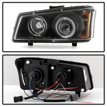 Carregar imagem no visualizador da galeria, Spyder Chevy Silverado 1500 03-06 Projector LED Halo LED Amber Reflctr Blk PRO-YD-CS03-AM-BK