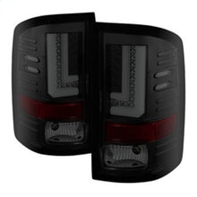 Carregar imagem no visualizador da galeria, Spyder GMC Sierra 14-16 LED Tail Lights Black Smoke ALT-YD-GS14-LBLED-BSM