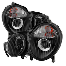 Carregar imagem no visualizador da galeria, Xtune Mercedes Benz W210 E-Class 00-02 Projector Headlights Black PRO-CL-MW21099-BK
