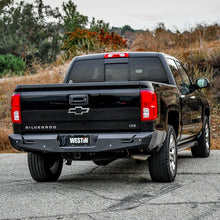 Carregar imagem no visualizador da galeria, Westin 14-18 Chevy Silverado 1500 Pro-Series Rear Bumper - Textured Black