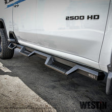 Carregar imagem no visualizador da galeria, Westin 2020 Chevy Silverado 2500/3500 Crew Cab (6.5ft Bed) HDX W2W Nerf Step Bars - Textured Black