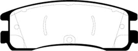 EBC 01-05 Buick Rendezvous 3.4 2WD Greenstuff Rear Brake Pads