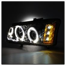 Carregar imagem no visualizador da galeria, Spyder Chevy Silverado 1500 03-06 Projector Headlights LED Halo LED Ambr Reflctr Ch PRO-YD-CS03-AM-C