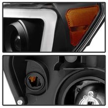 Carregar imagem no visualizador da galeria, Xtune Toyota Tundra 07-13 LED Light Bar Projector Headlights Black PRO-JH-TTU07-LED-BK