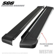 Carregar imagem no visualizador da galeria, Westin SG6 Polished Aluminum Running Boards 85.50 in