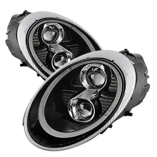 Carregar imagem no visualizador da galeria, Spyder Porsche 911 997 2005-2009 Projector Headlights Halogen Model DRL LED Blk PRO-YD-P99705-DRL-BK