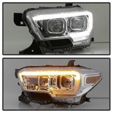 Carregar imagem no visualizador da galeria, xTune Toyota Tacoma 16-18 DRL Light Bar Projector Headlights - Chrome PRO-JH-TTA16-LBDRL-C