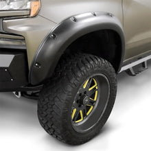 Load image into Gallery viewer, Lund 2019 Chevy Silverado 1500 RX-Rivet Style Textured Elite Series Fender Flares-Black (2Pc.Front)