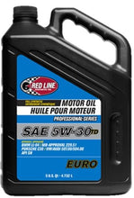 Load image into Gallery viewer, Red Line Professional Series Euro 5W30 TD Motor Oil - 5 Quart
