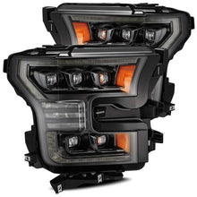 Carregar imagem no visualizador da galeria, AlphaRex 17-20 Ford Raptor NOVA LED Proj Headlights Plank Style Alpha Black w/Activ Light/Seq Signal