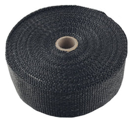 Envoltório de exaustão de fibra de vidro Torque Solution Universal 1inx50ft - Preto