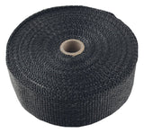 Envoltório de exaustão de fibra de vidro Torque Solution Universal 1inx50ft - Preto