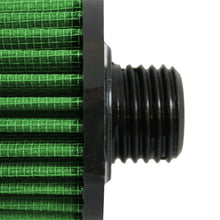 Load image into Gallery viewer, Green Filter Crankcase Filter - OD 1.25in. / Base 3in. / Top 3in. / H 1.75in.