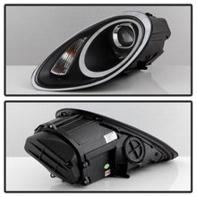 Carregar imagem no visualizador da galeria, Spyder Porsche Cayman 05-08 Headlights - Halogen Model Only - Black PRO-YD-P98705-HID-DRL-BK