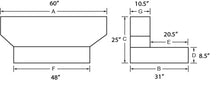 Load image into Gallery viewer, Lund Universal Aluminum Liquid Storage Tank - Brite