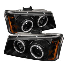 Carregar imagem no visualizador da galeria, Spyder Chevy Silverado 1500 03-06 Projector HeadlightsCCFLHalo LED Blk High H1 PRO-YD-CS03-CCFL-BK