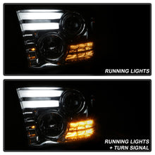 Carregar imagem no visualizador da galeria, Spyder Dodge Ram 09-12 Projector Headlights Light Bar DRL Smoke PRO-YD-DR09-LBDRL-SM