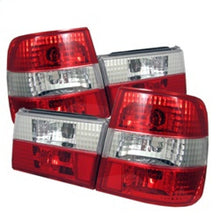 Carregar imagem no visualizador da galeria, Spyder BMW E34 5-Series 88-95 Euro Style Tail Lights Red Clear ALT-YD-BE3488-RC