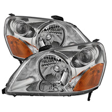 Carregar imagem no visualizador da galeria, Xtune Honda Pilot 03-05 Crystal Headlights Chrome HD-JH-HPIL03-AM-C