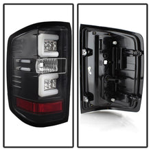 Carregar imagem no visualizador da galeria, Spyder Chevy Silverado 2016-2017 Light Bar LED Tail Lights - Black ALT-YD-CS16-LED-BK