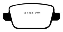 Load image into Gallery viewer, EBC 07-12 Land Rover LR2 3.2 Greenstuff Rear Brake Pads