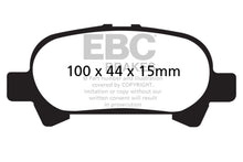 Carregar imagem no visualizador da galeria, EBC 00-04 Toyota Avalon 3.0 Redstuff Rear Brake Pads