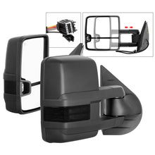 Load image into Gallery viewer, xTune Chevy Silverado 07-13 Heated Smoke LED Signal Telescoping Mirrors MIR-CSIL07S-G2-PWH-SM-SET