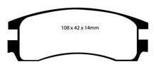 Carregar imagem no visualizador da galeria, EBC 00-05 Buick Le Sabre (FWD) 3.8 (15in Wheels) Redstuff Rear Brake Pads