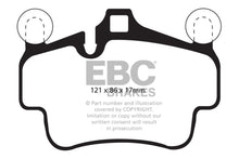 Carregar imagem no visualizador da galeria, EBC 07-08 Porsche 911 (997) (Cast Iron Rotor only) 3.6 Carrera 2 Redstuff Front Brake Pads