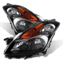 Carregar imagem no visualizador da galeria, Xtune Nissan Altima 07-09 Sedan Crystal Headlights Halogen Model Only Black HD-JH-NA07-AM-BK