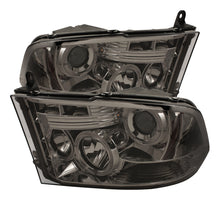 Carregar imagem no visualizador da galeria, Spyder Dodge Ram 1500 09-14 10-14 Projector Headlights Halogen- LED Halo LED- Smke PRO-YD-DR09-HL-SM