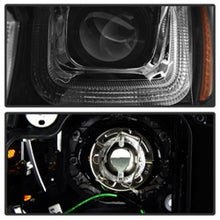 Carregar imagem no visualizador da galeria, Spyder Volkswagen Golf VII 14-16 Projector Headlights DRL LED Red Stripe Blk PRO-YD-VG15-RED-DRL-BK